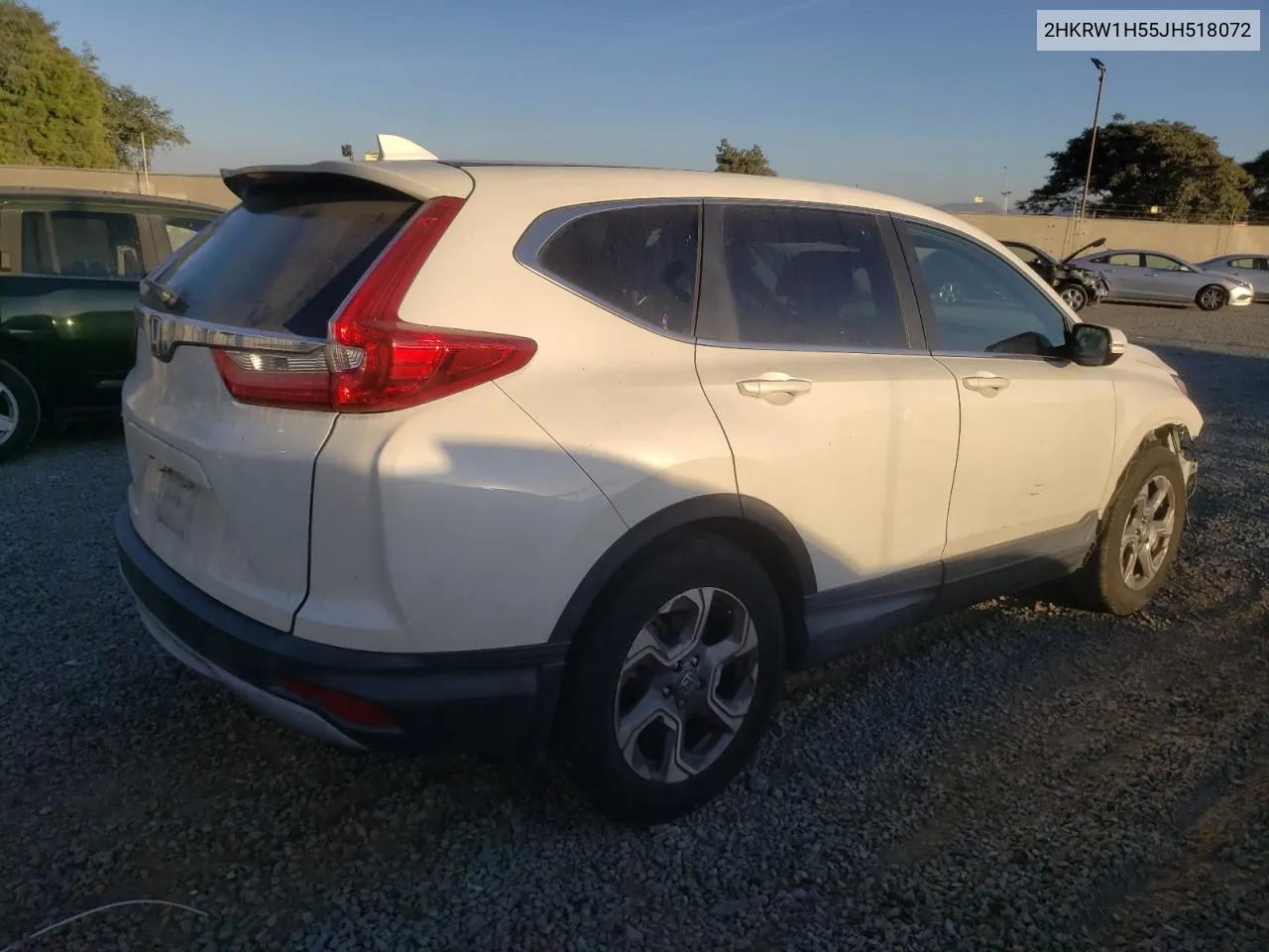 2018 Honda Cr-V Ex VIN: 2HKRW1H55JH518072 Lot: 77813724