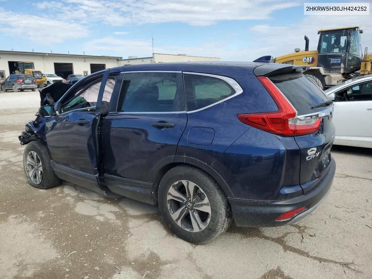 2018 Honda Cr-V Lx VIN: 2HKRW5H30JH424252 Lot: 77837654