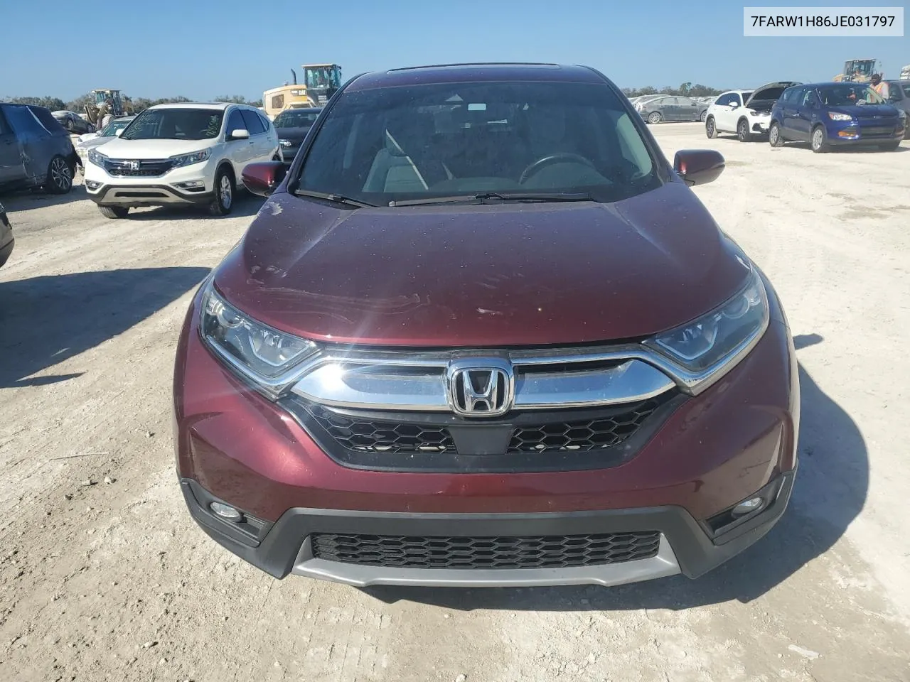 7FARW1H86JE031797 2018 Honda Cr-V Exl