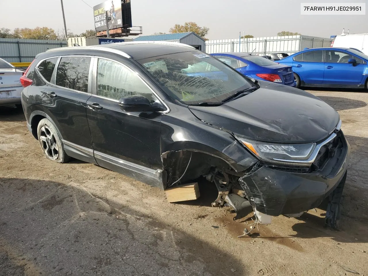 2018 Honda Cr-V Touring VIN: 7FARW1H91JE029951 Lot: 78227354