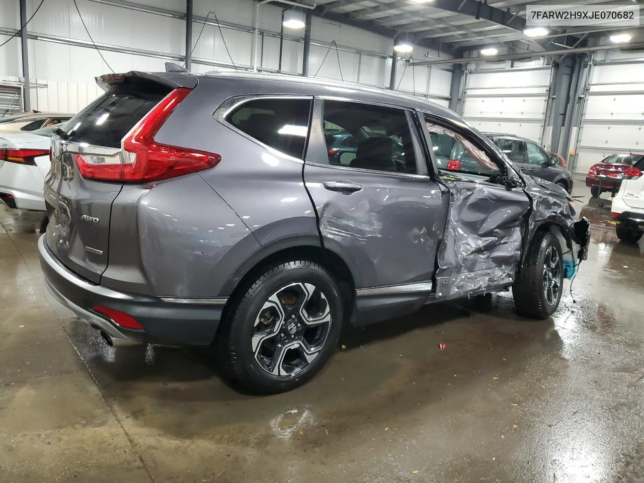 2018 Honda Cr-V Touring VIN: 7FARW2H9XJE070682 Lot: 78268544