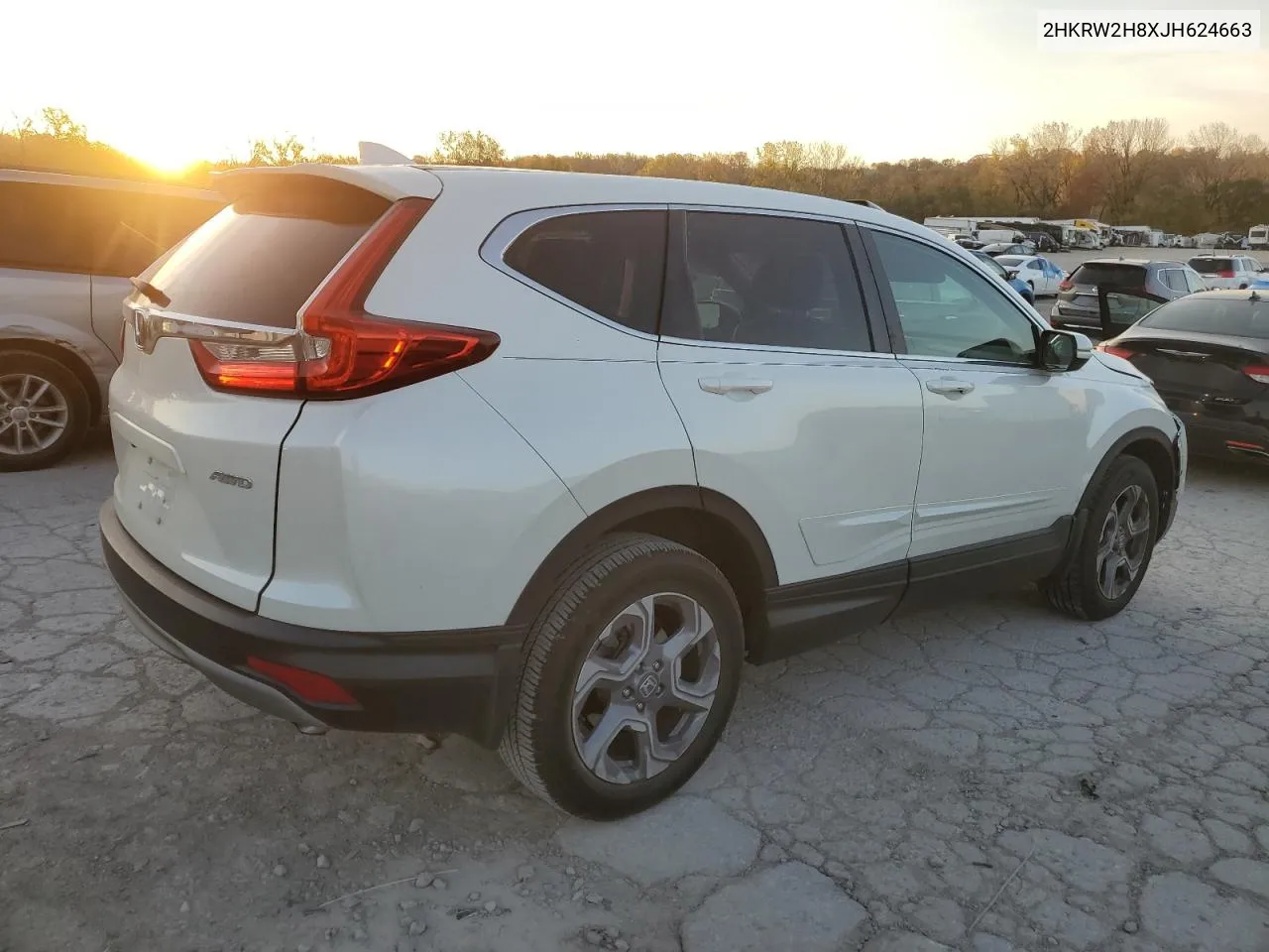 2018 Honda Cr-V Exl VIN: 2HKRW2H8XJH624663 Lot: 78296514