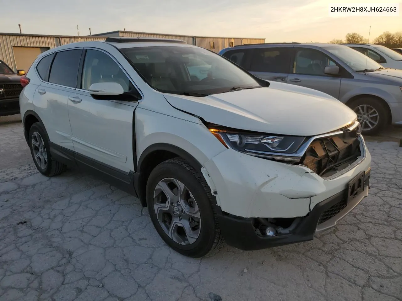 2018 Honda Cr-V Exl VIN: 2HKRW2H8XJH624663 Lot: 78296514