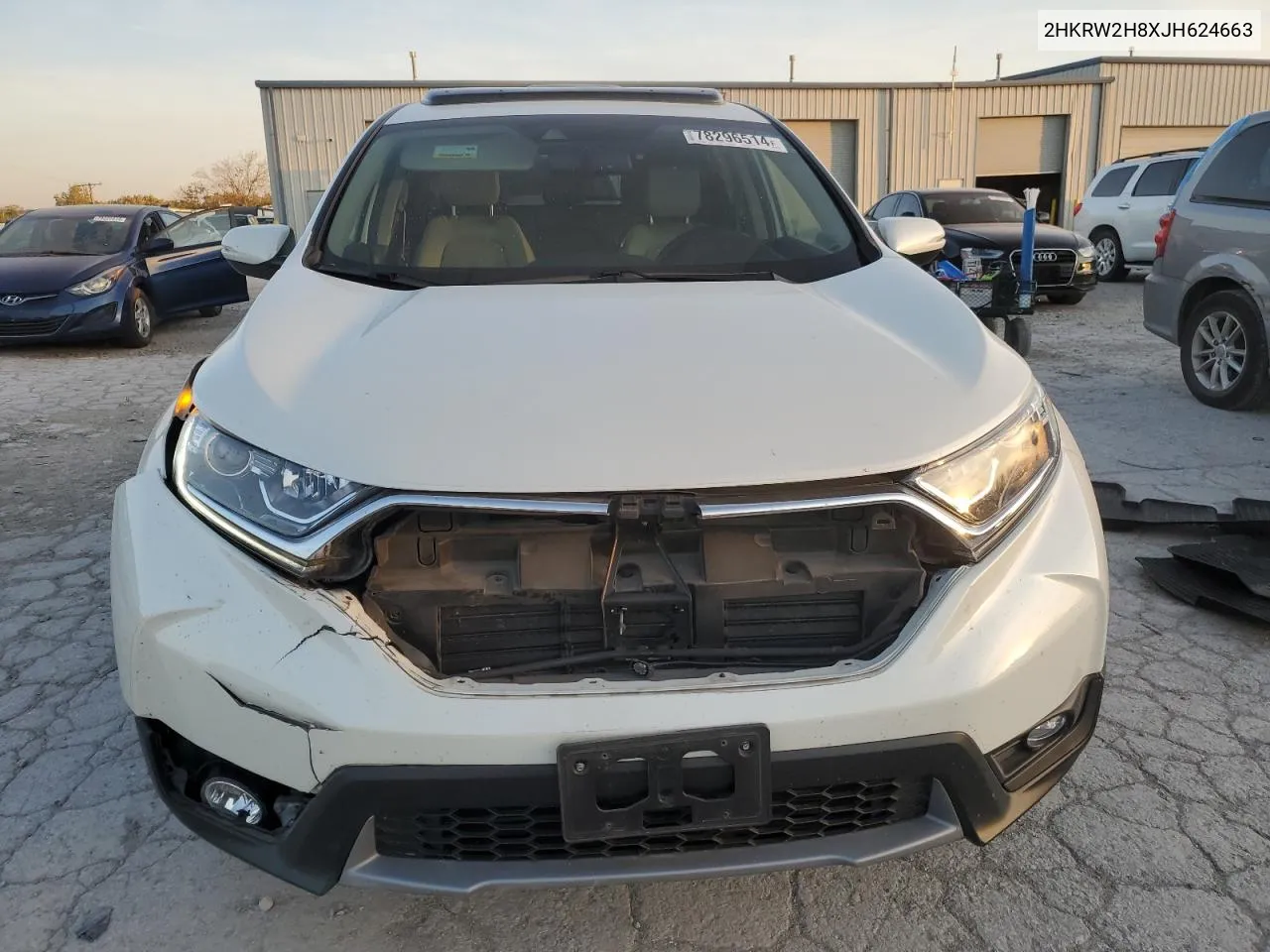 2018 Honda Cr-V Exl VIN: 2HKRW2H8XJH624663 Lot: 78296514