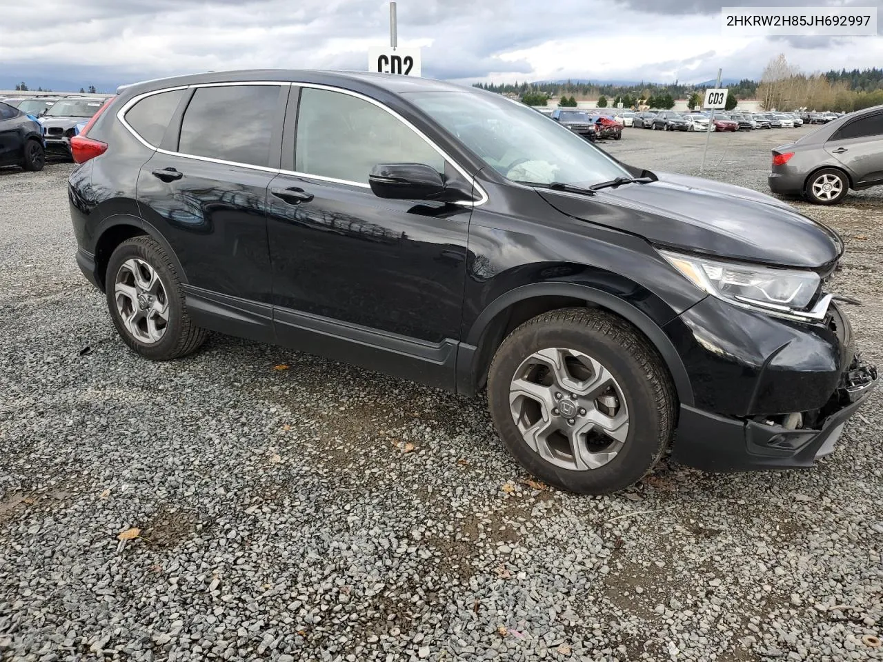 2018 Honda Cr-V Exl VIN: 2HKRW2H85JH692997 Lot: 78326184