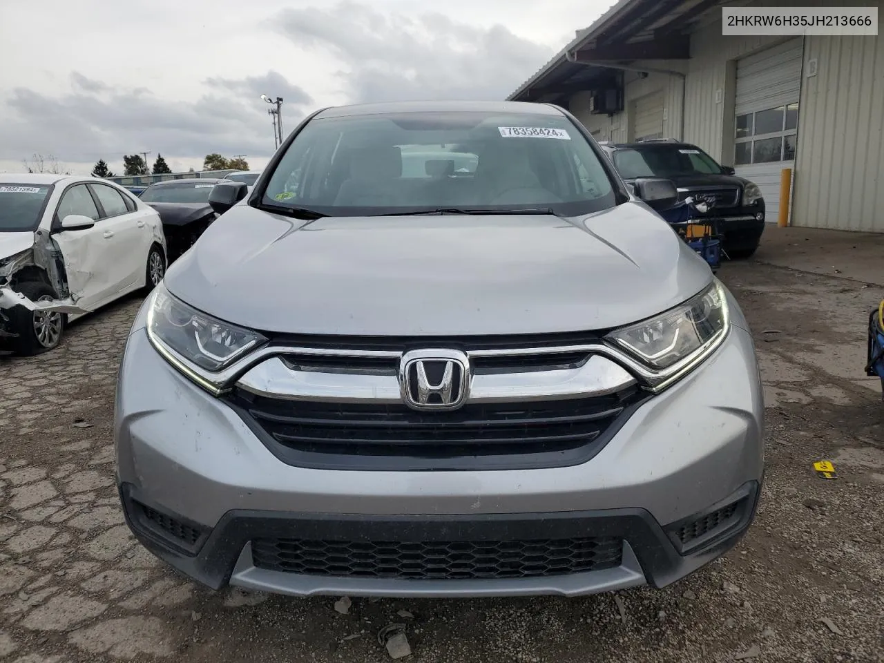 2018 Honda Cr-V Lx VIN: 2HKRW6H35JH213666 Lot: 78358424