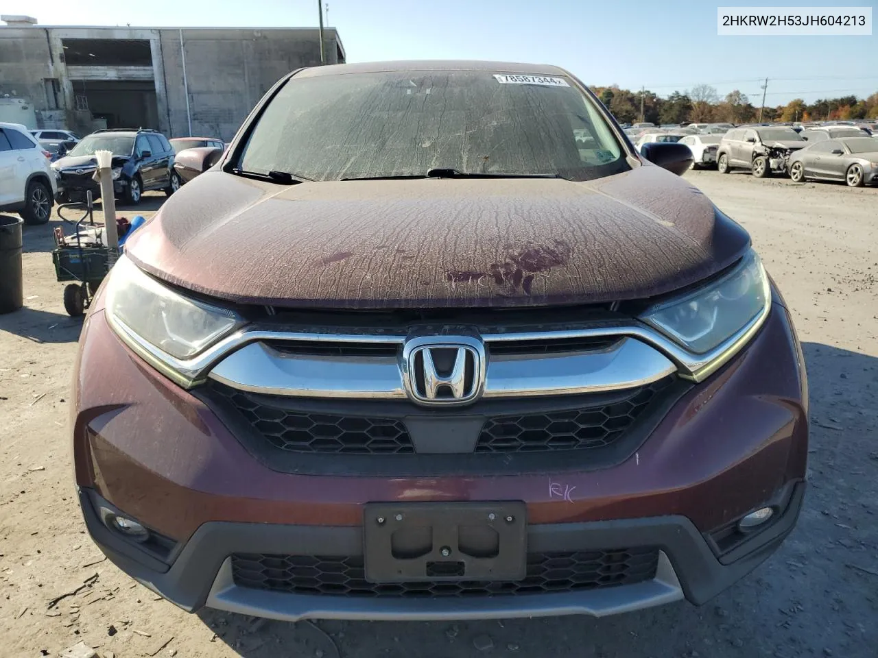 2018 Honda Cr-V Ex VIN: 2HKRW2H53JH604213 Lot: 78587344