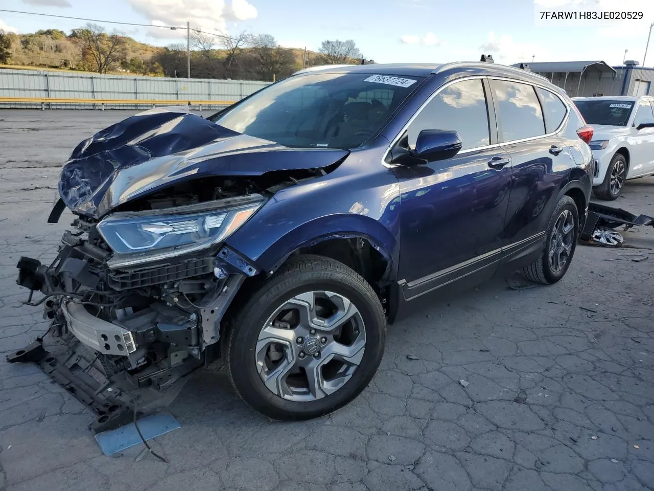 2018 Honda Cr-V Exl VIN: 7FARW1H83JE020529 Lot: 78637724