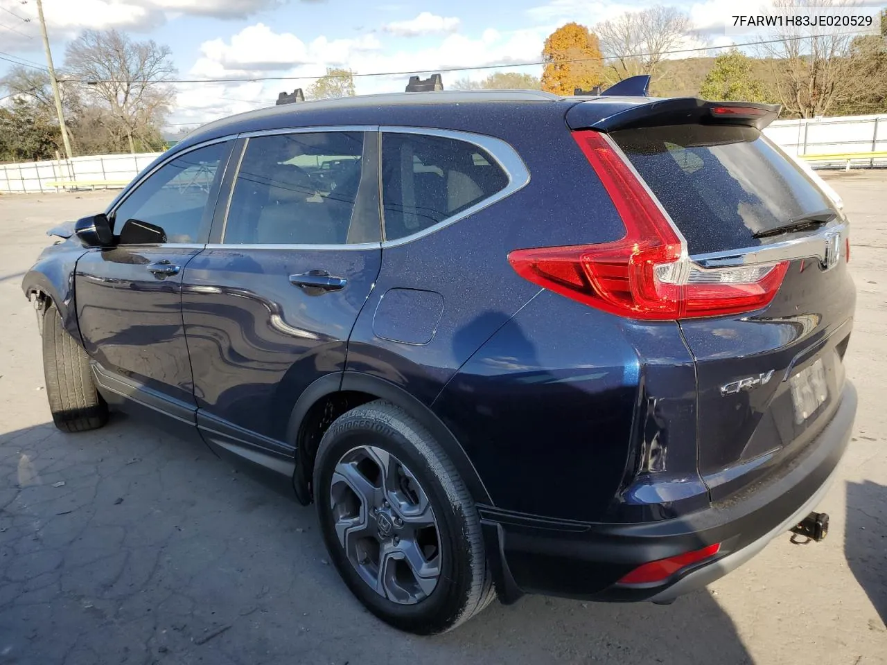 2018 Honda Cr-V Exl VIN: 7FARW1H83JE020529 Lot: 78637724