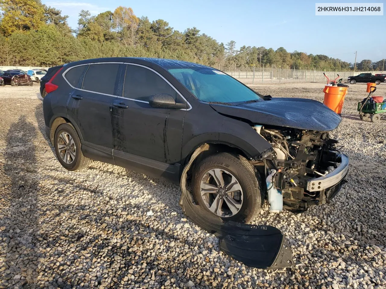 2018 Honda Cr-V Lx VIN: 2HKRW6H31JH214068 Lot: 78697234