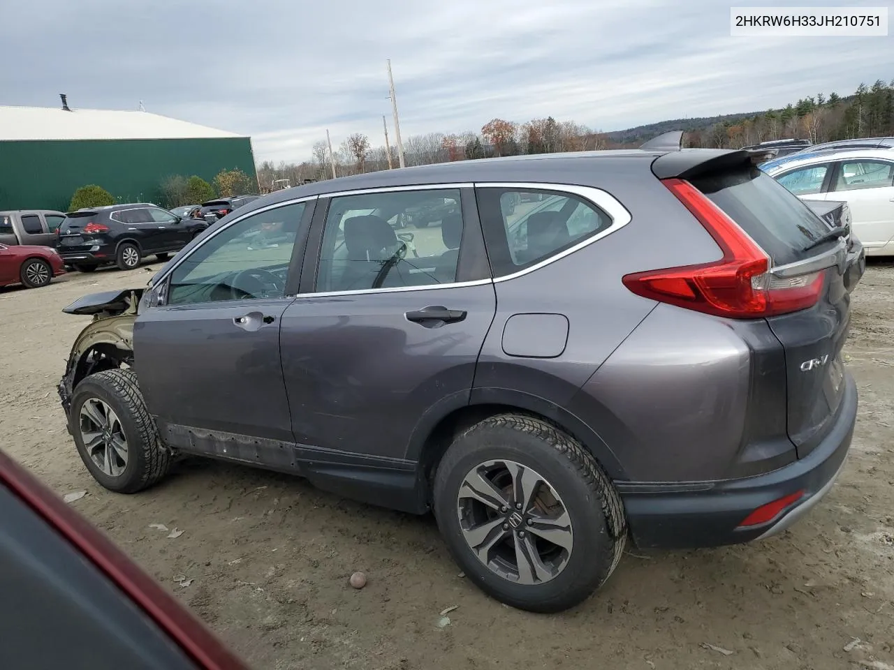 2018 Honda Cr-V Lx VIN: 2HKRW6H33JH210751 Lot: 78738344