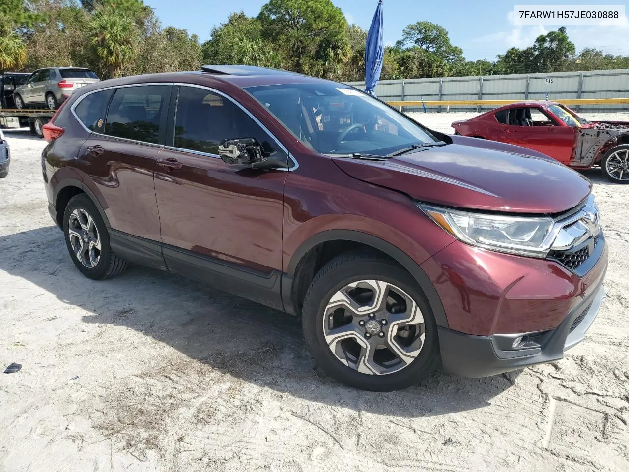 2018 Honda Cr-V Ex VIN: 7FARW1H57JE030888 Lot: 78841114