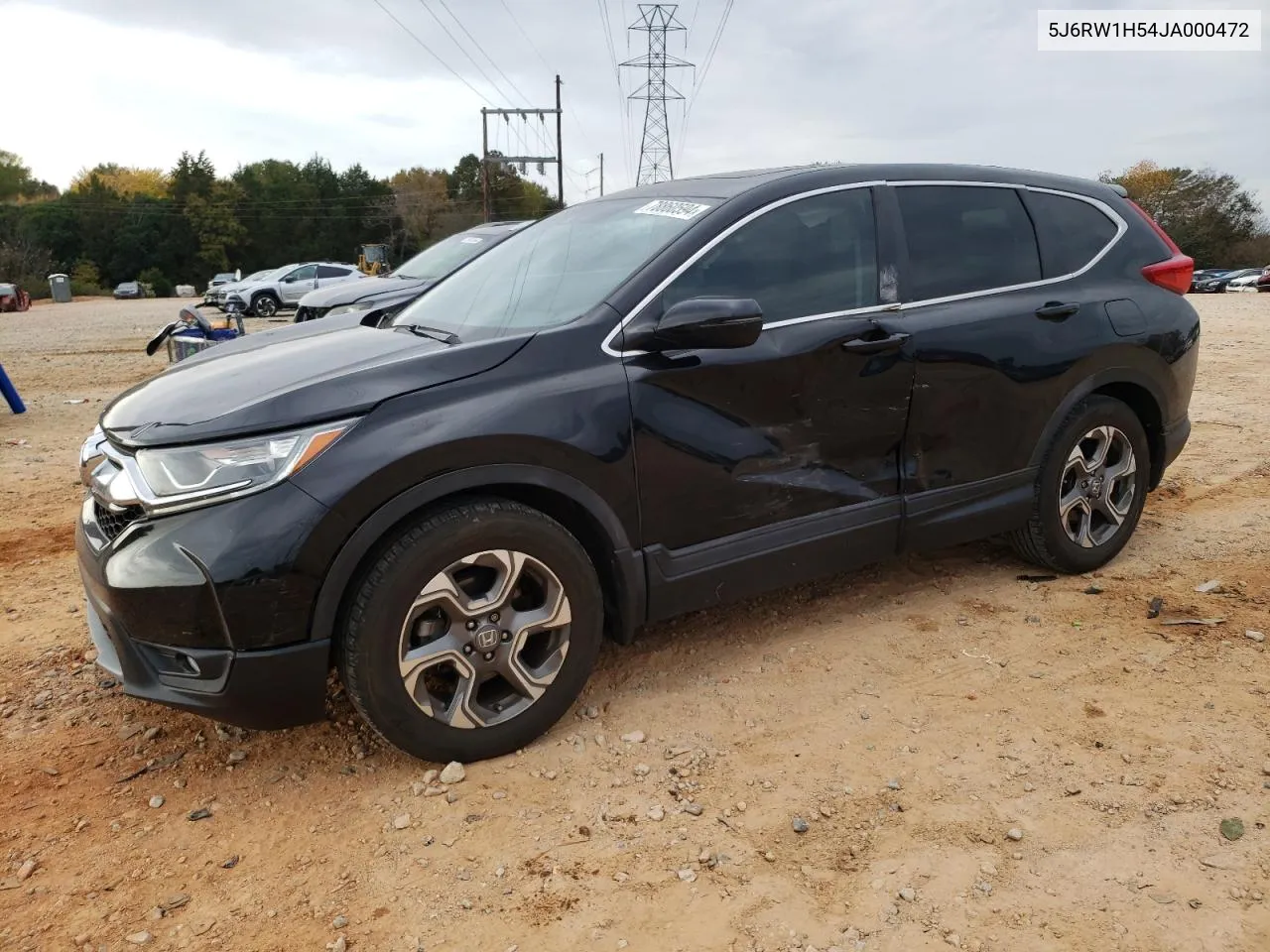 2018 Honda Cr-V Ex VIN: 5J6RW1H54JA000472 Lot: 78860594