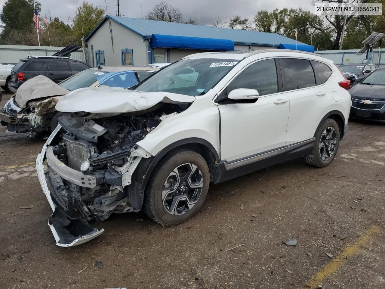 2018 Honda Cr-V Touring VIN: 2HKRW2H98JH656343 Lot: 78891684