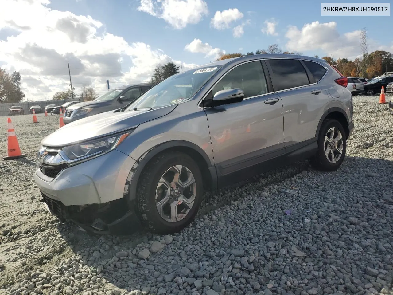 2018 Honda Cr-V Exl VIN: 2HKRW2H8XJH690517 Lot: 78894154