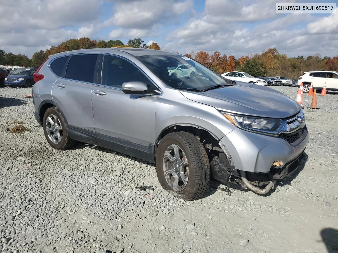 2018 Honda Cr-V Exl VIN: 2HKRW2H8XJH690517 Lot: 78894154