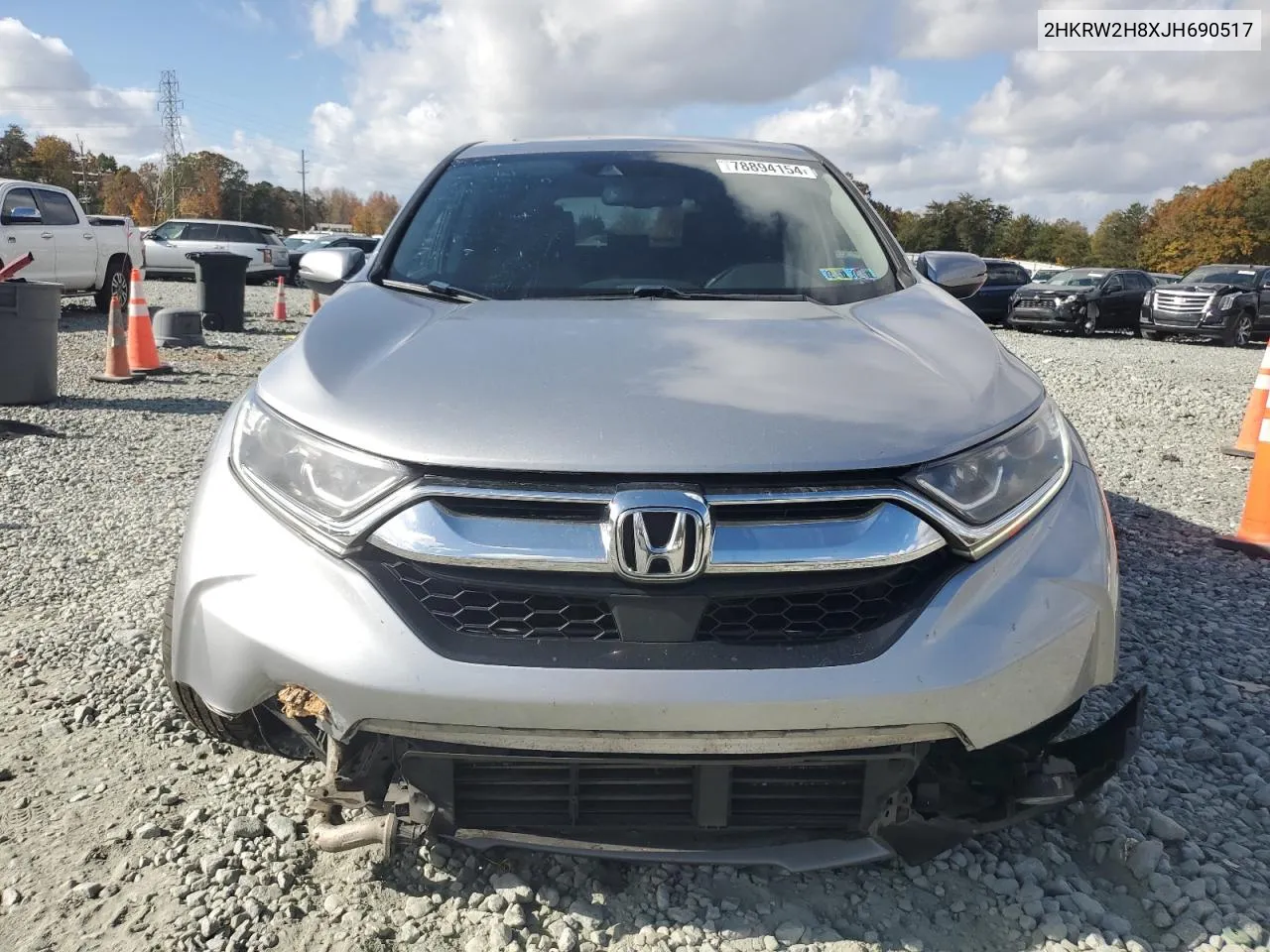 2018 Honda Cr-V Exl VIN: 2HKRW2H8XJH690517 Lot: 78894154