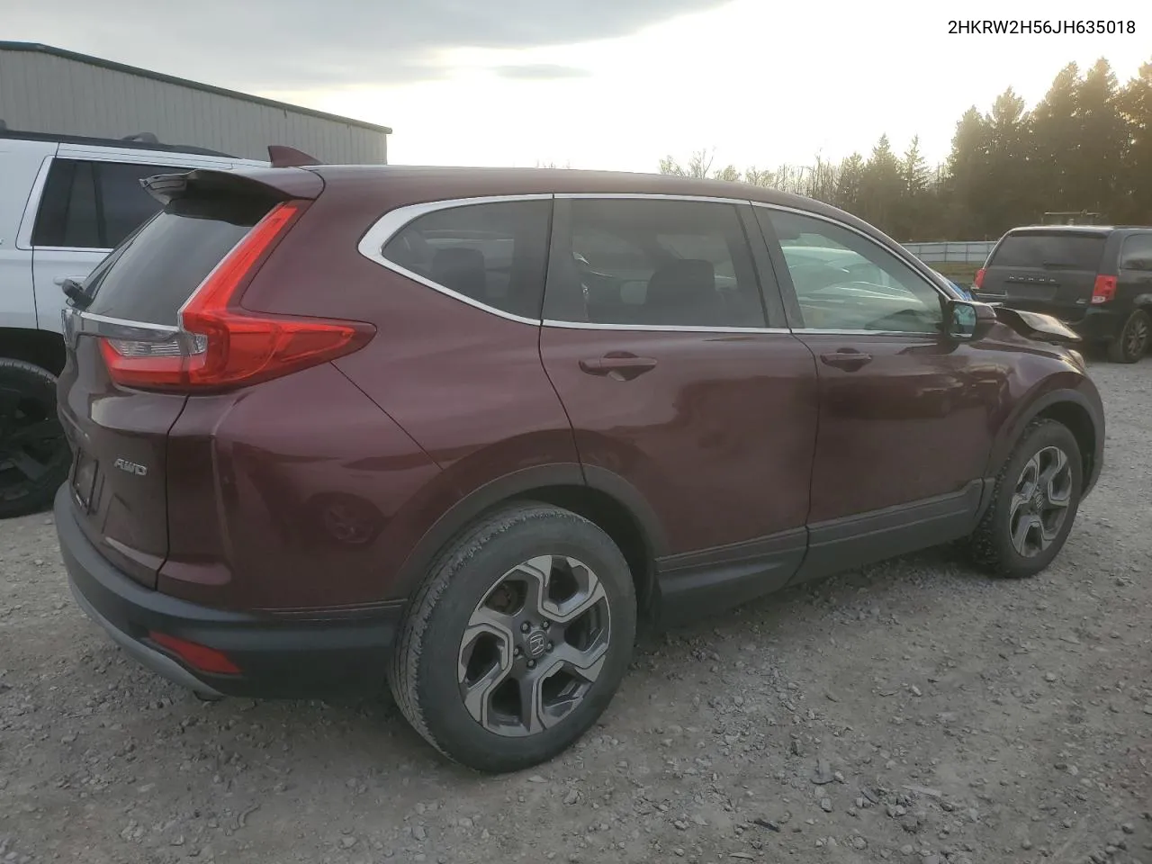 2018 Honda Cr-V Ex VIN: 2HKRW2H56JH635018 Lot: 79167304