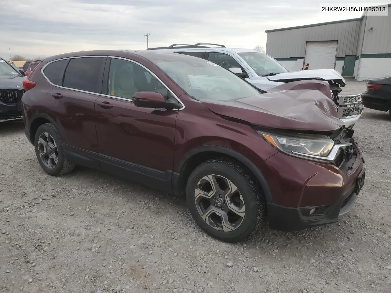 2018 Honda Cr-V Ex VIN: 2HKRW2H56JH635018 Lot: 79167304