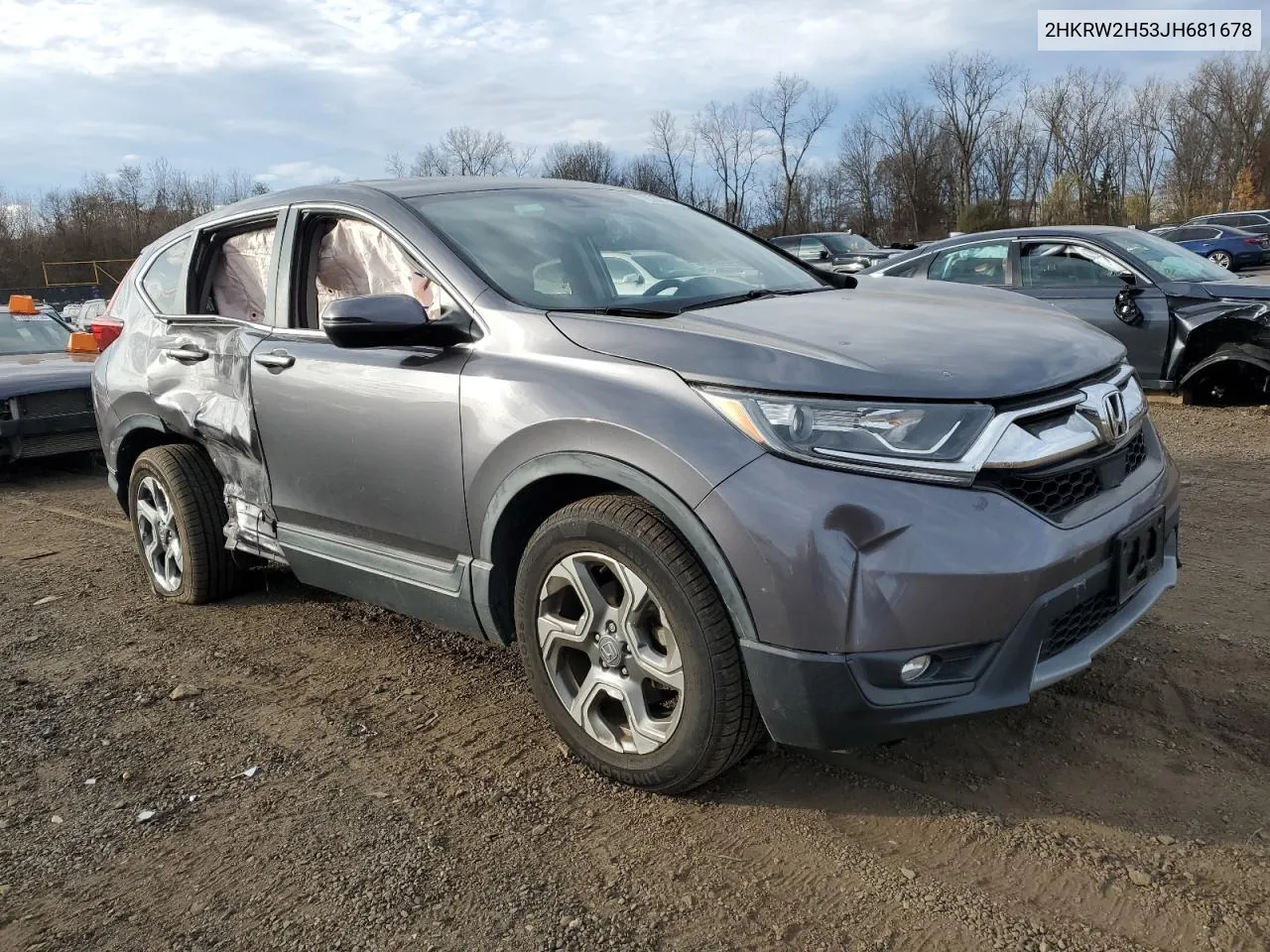 2018 Honda Cr-V Ex VIN: 2HKRW2H53JH681678 Lot: 79230754