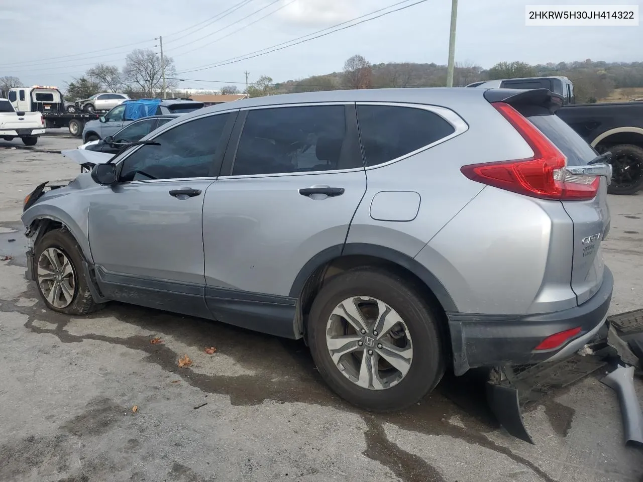 2018 Honda Cr-V Lx VIN: 2HKRW5H30JH414322 Lot: 79247334