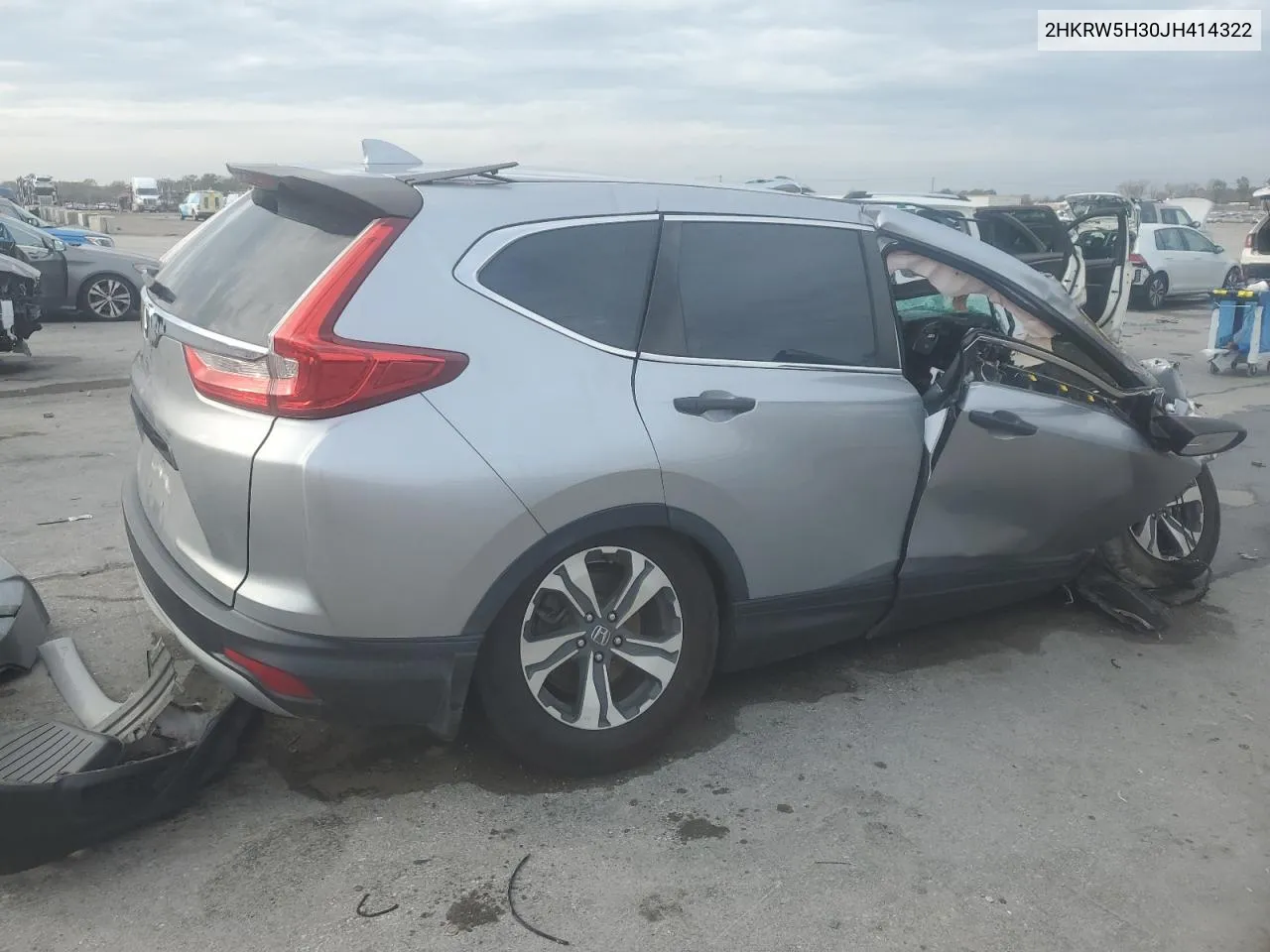 2018 Honda Cr-V Lx VIN: 2HKRW5H30JH414322 Lot: 79247334