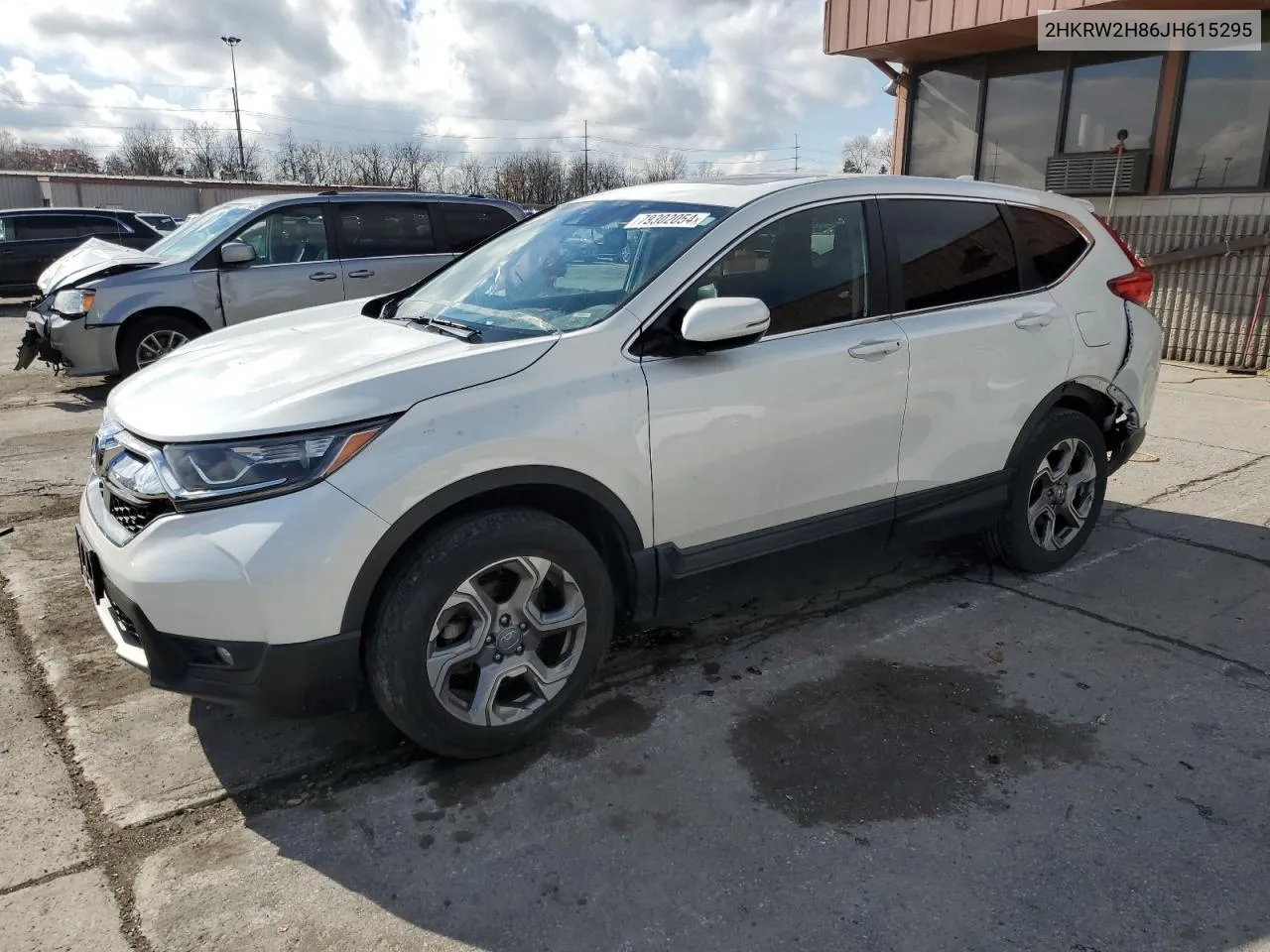 2018 Honda Cr-V Exl VIN: 2HKRW2H86JH615295 Lot: 79302054