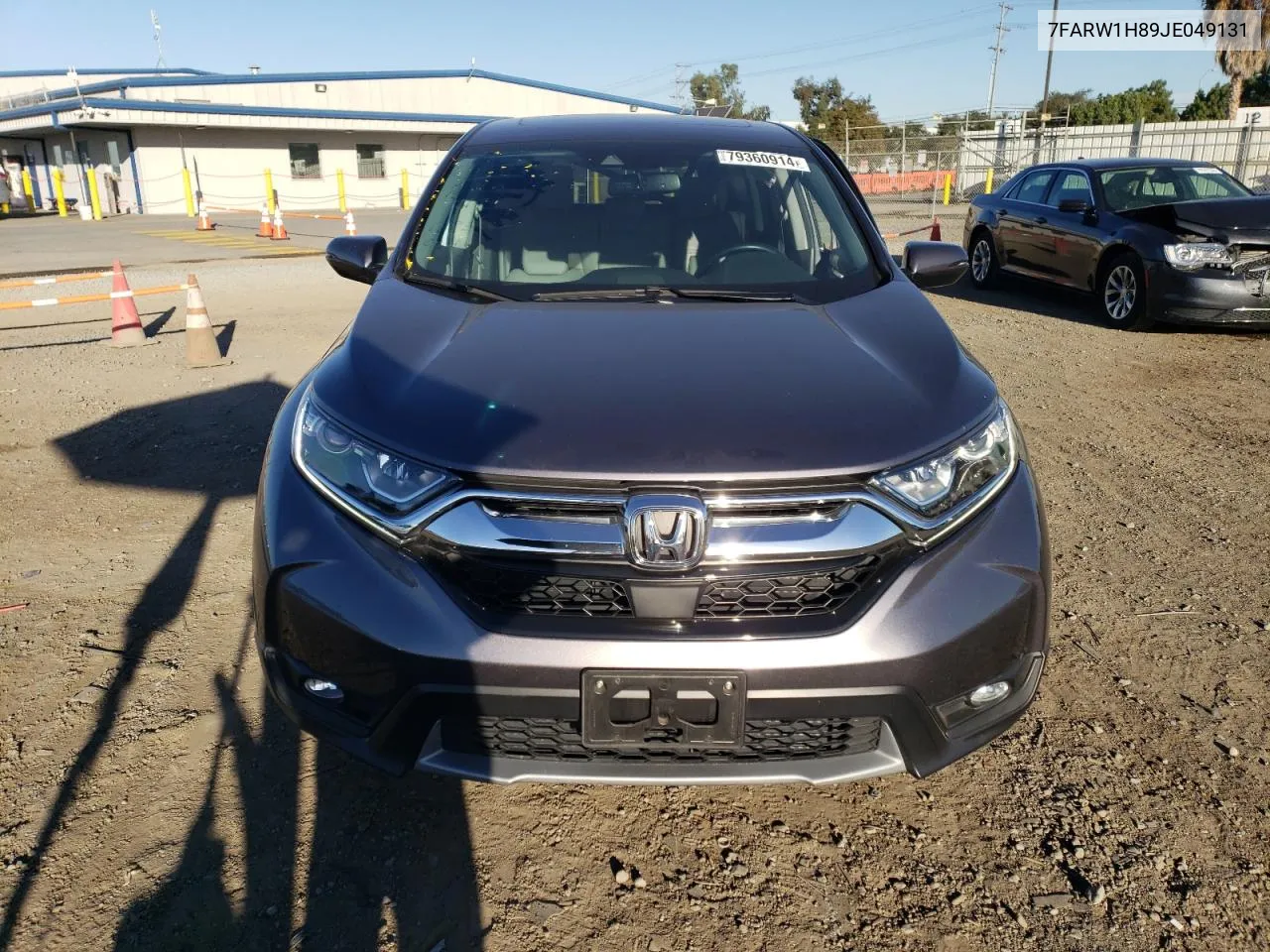 2018 Honda Cr-V Exl VIN: 7FARW1H89JE049131 Lot: 79360914