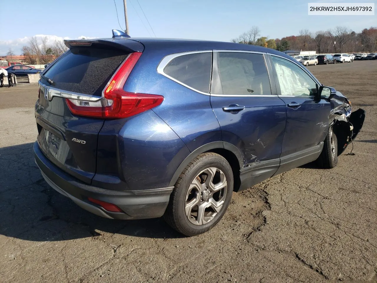 2018 Honda Cr-V Ex VIN: 2HKRW2H5XJH697392 Lot: 79436794