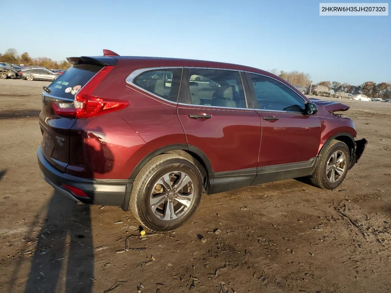 2018 Honda Cr-V Lx VIN: 2HKRW6H35JH207320 Lot: 79473394