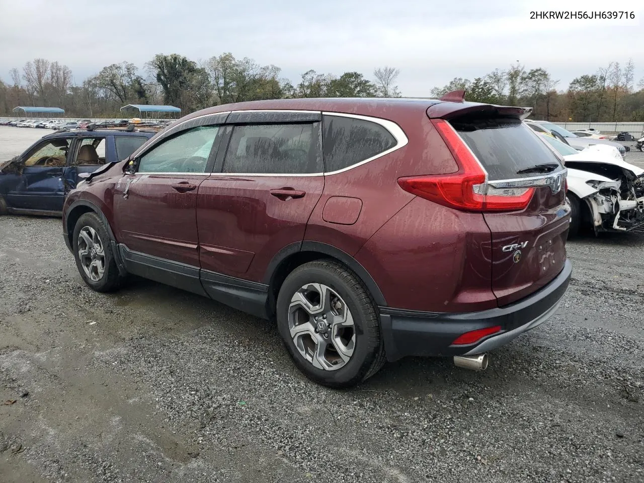 2018 Honda Cr-V Ex VIN: 2HKRW2H56JH639716 Lot: 79719554