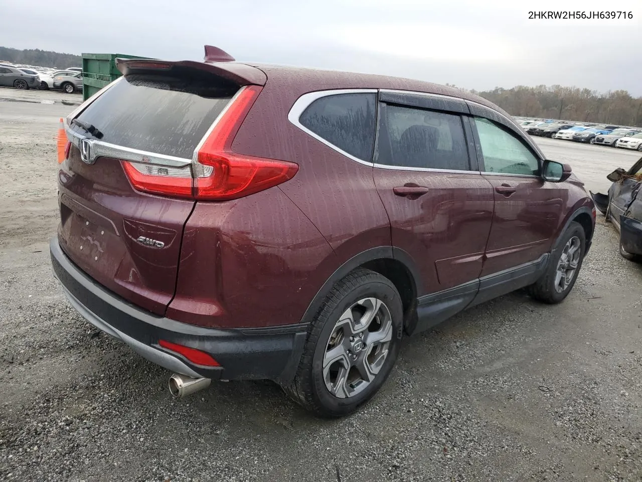 2018 Honda Cr-V Ex VIN: 2HKRW2H56JH639716 Lot: 79719554