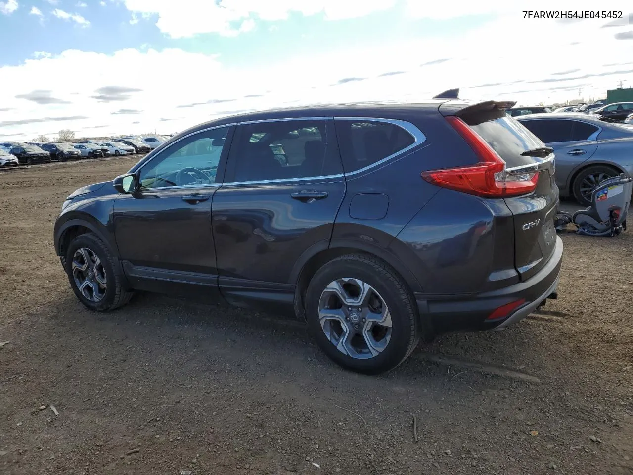 2018 Honda Cr-V Ex VIN: 7FARW2H54JE045452 Lot: 80205134