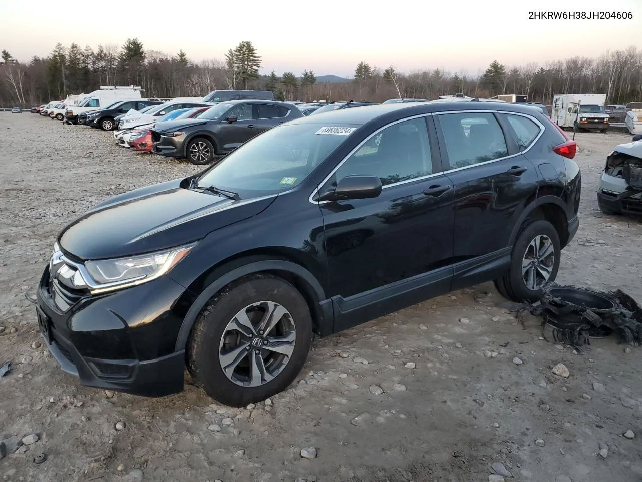 2018 Honda Cr-V Lx VIN: 2HKRW6H38JH204606 Lot: 80606224