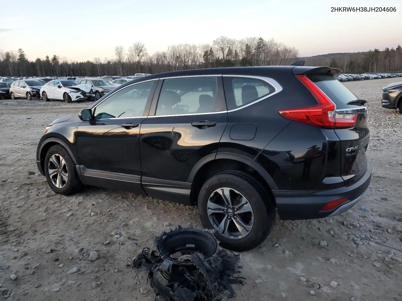 2018 Honda Cr-V Lx VIN: 2HKRW6H38JH204606 Lot: 80606224