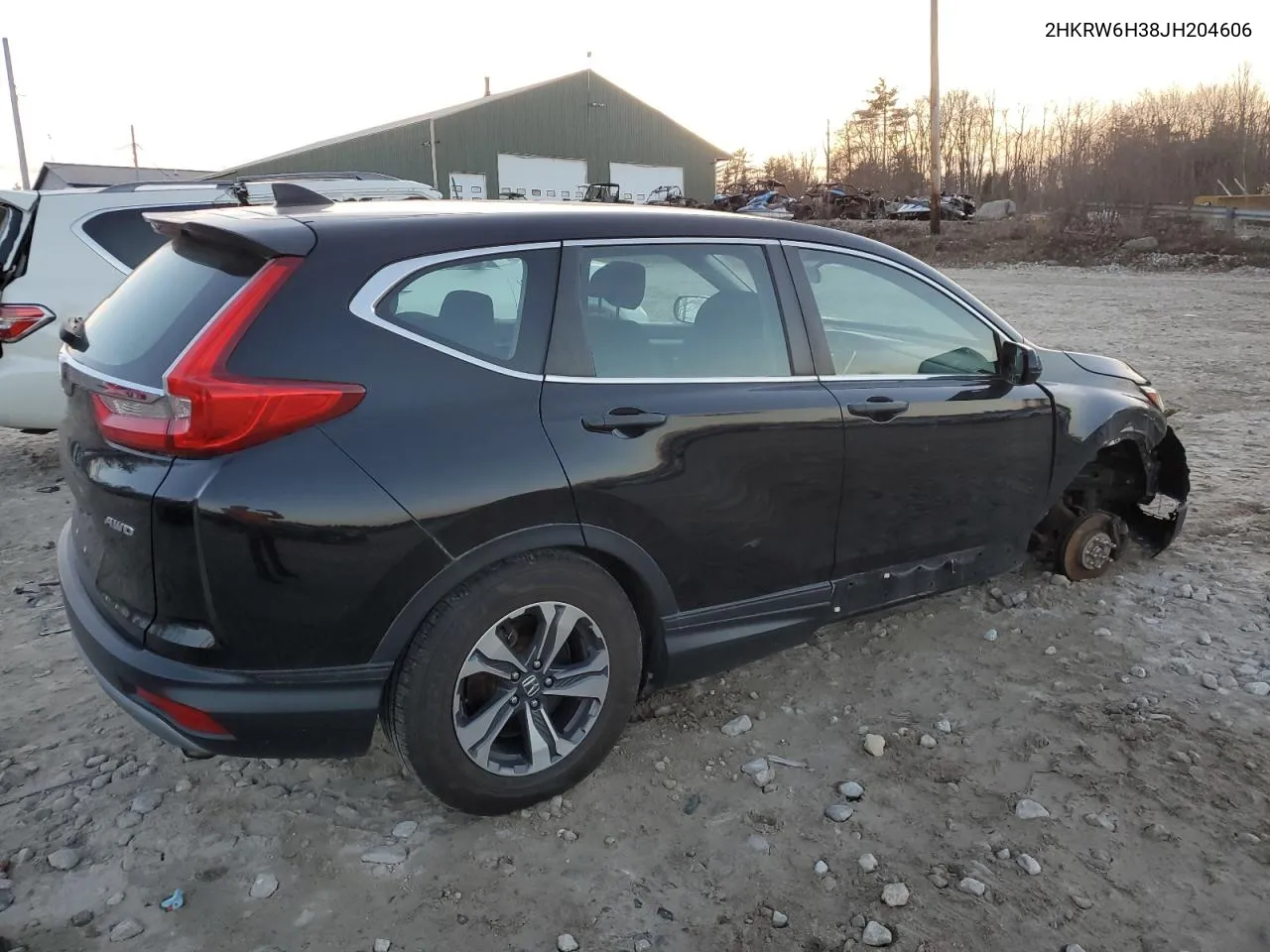 2018 Honda Cr-V Lx VIN: 2HKRW6H38JH204606 Lot: 80606224