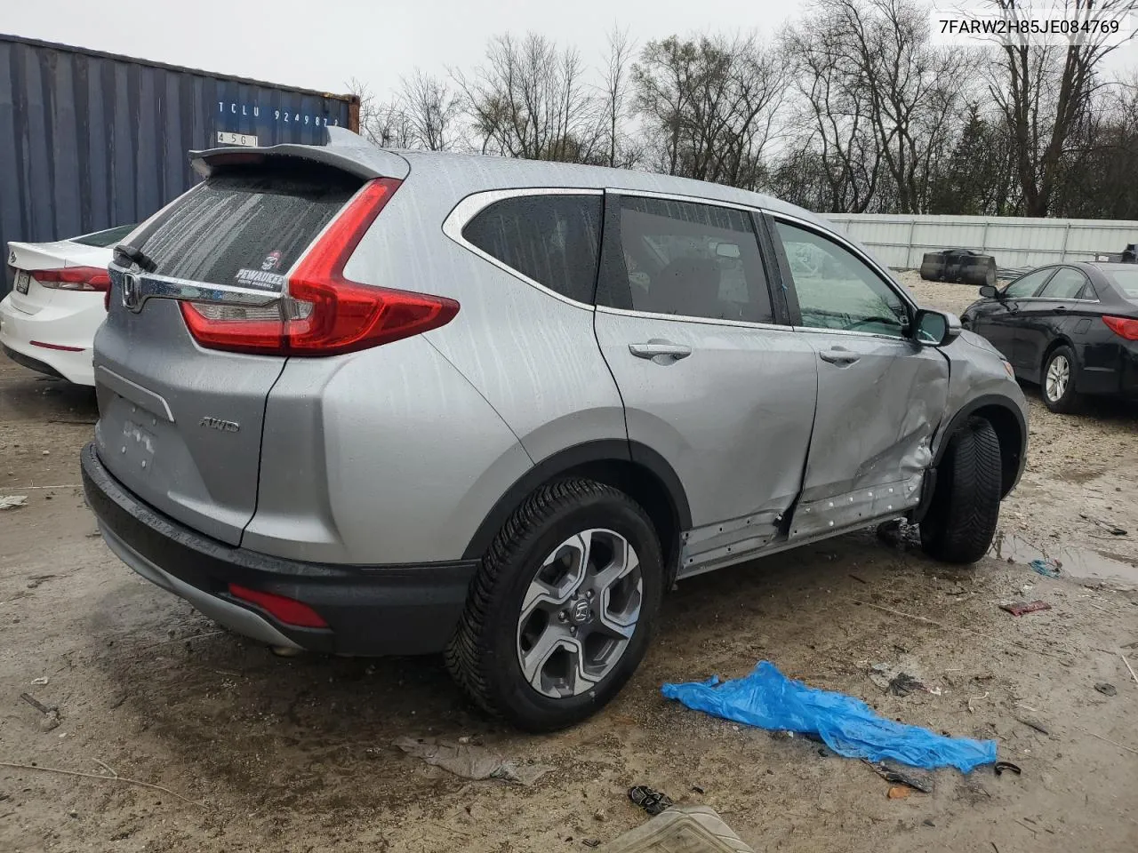 2018 Honda Cr-V Exl VIN: 7FARW2H85JE084769 Lot: 80775024