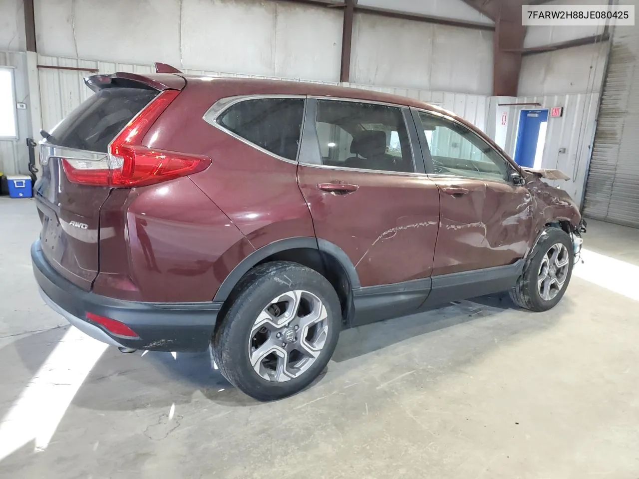 2018 Honda Cr-V Exl VIN: 7FARW2H88JE080425 Lot: 80781014