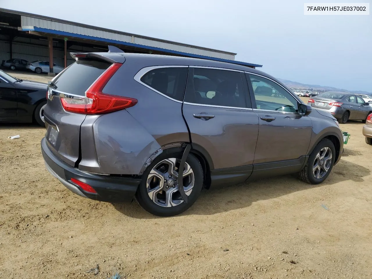 2018 Honda Cr-V Ex VIN: 7FARW1H57JE037002 Lot: 81310344