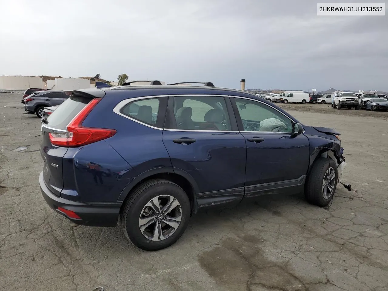 2018 Honda Cr-V Lx VIN: 2HKRW6H31JH213552 Lot: 81402554