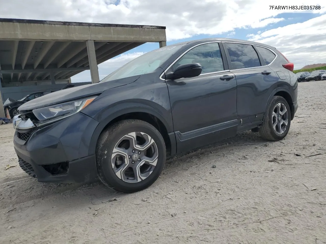 2018 Honda Cr-V Exl VIN: 7FARW1H83JE035788 Lot: 81473294