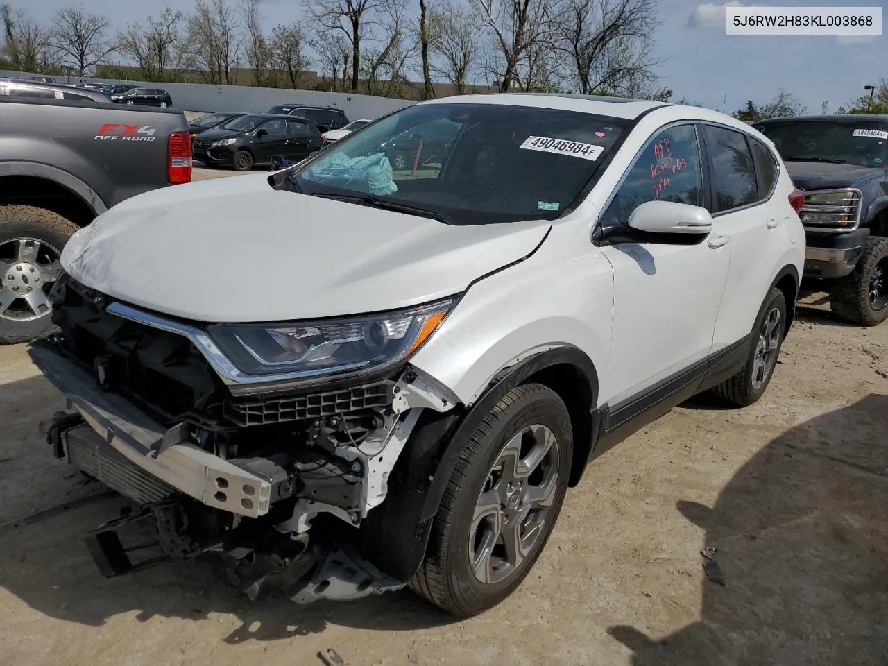 2019 Honda Cr-V Exl VIN: 5J6RW2H83KL003868 Lot: 49046984