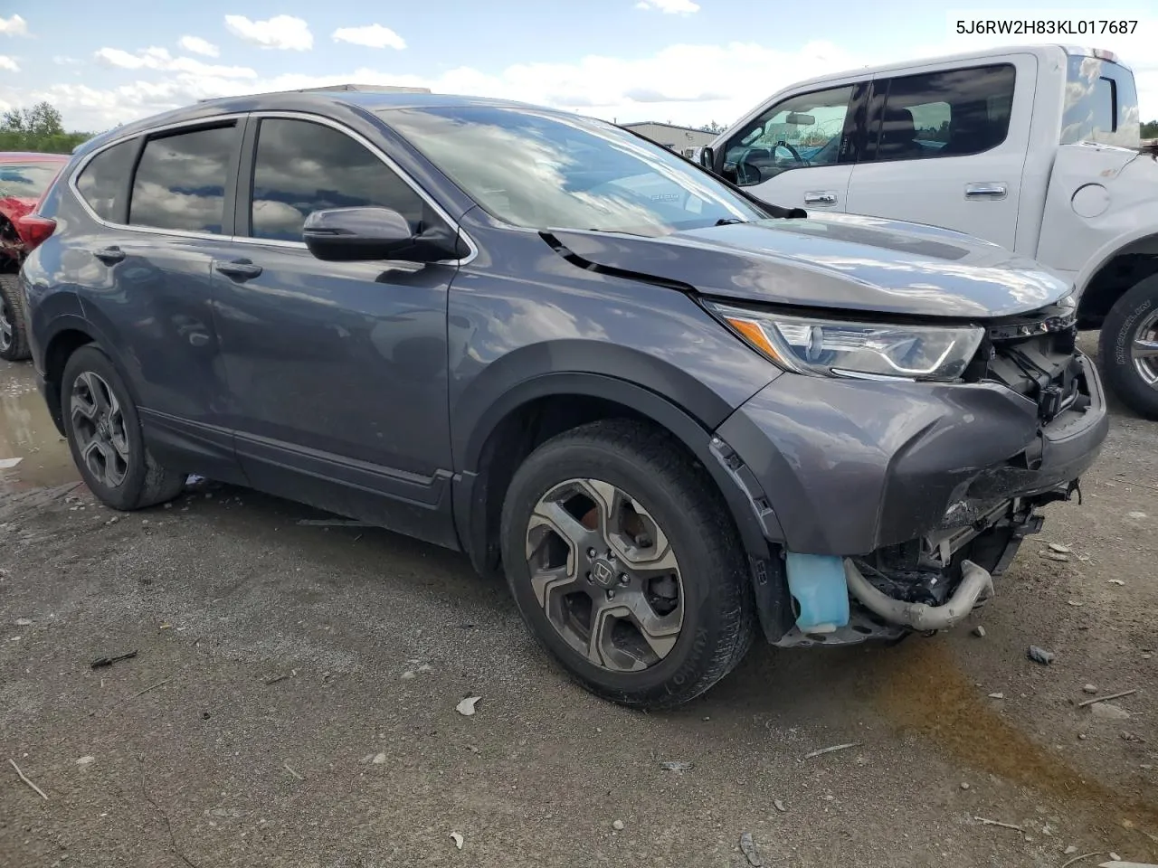 2019 Honda Cr-V Exl VIN: 5J6RW2H83KL017687 Lot: 53152764