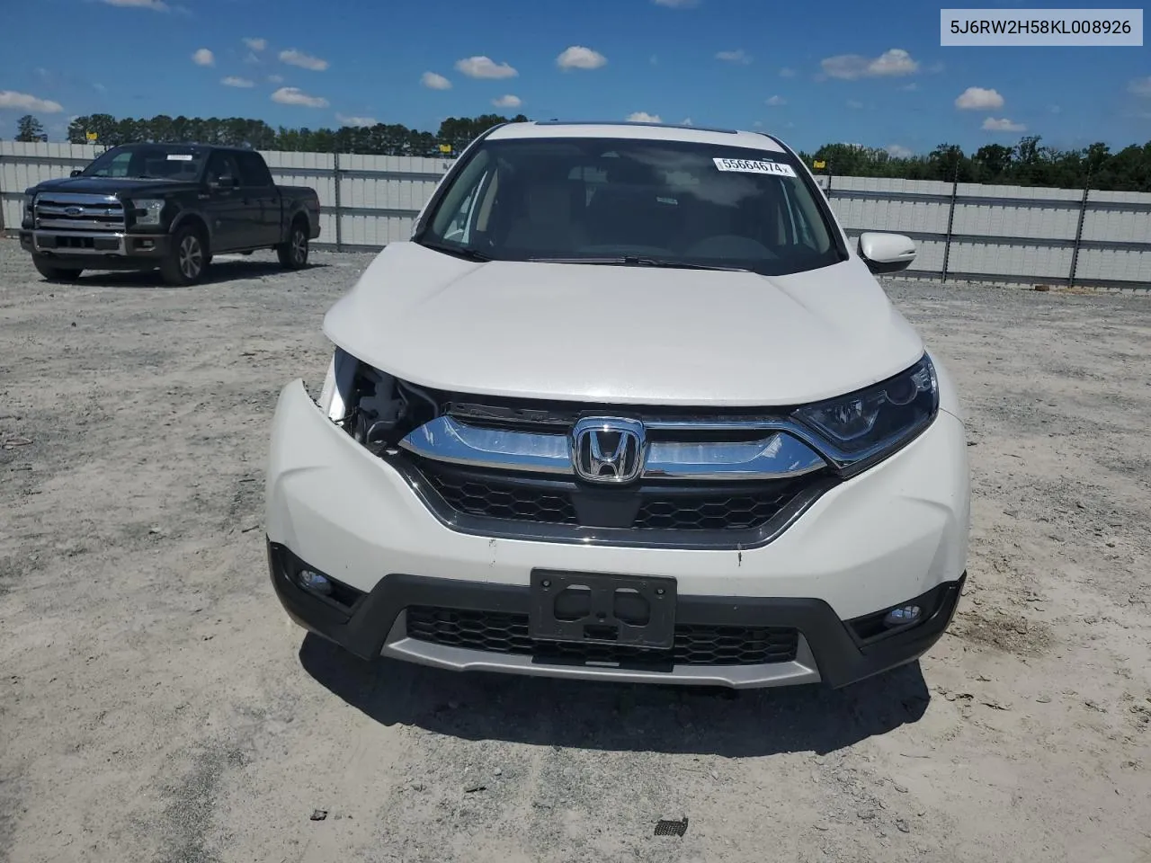 2019 Honda Cr-V Ex VIN: 5J6RW2H58KL008926 Lot: 55664674