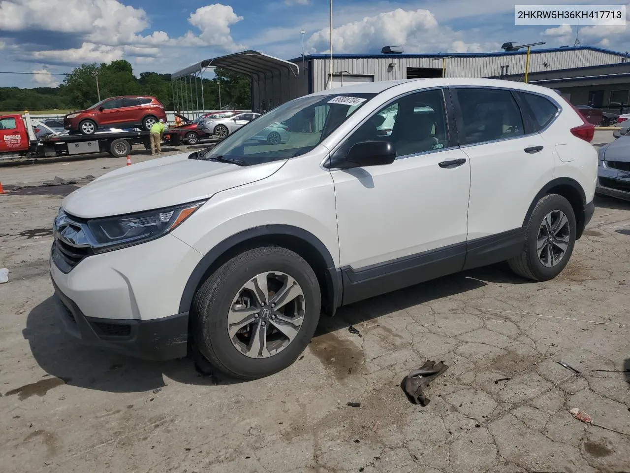 2019 Honda Cr-V Lx VIN: 2HKRW5H36KH417713 Lot: 56808704