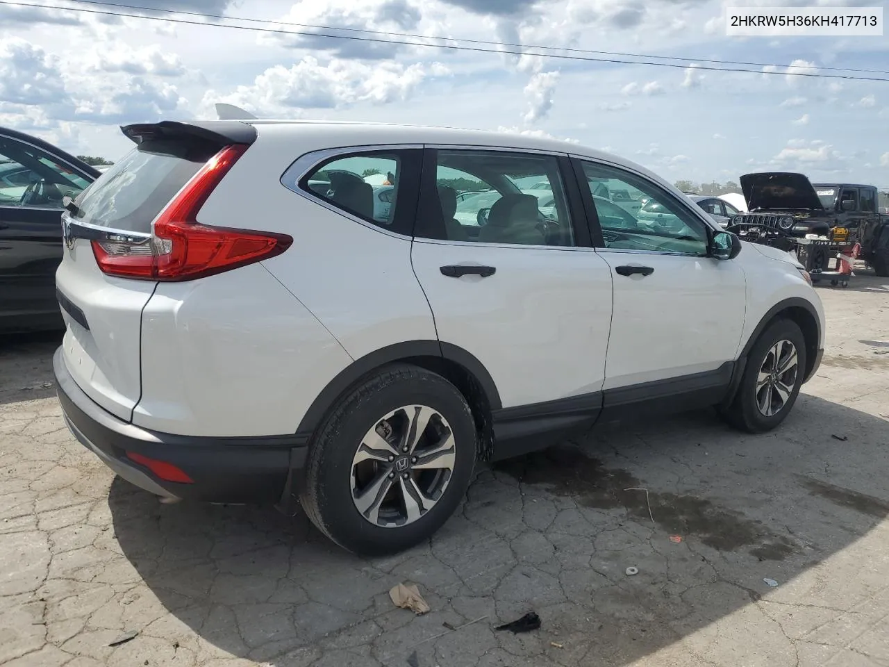 2019 Honda Cr-V Lx VIN: 2HKRW5H36KH417713 Lot: 56808704