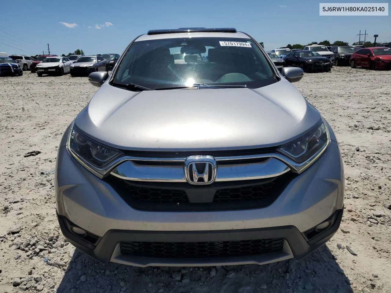 2019 Honda Cr-V Exl VIN: 5J6RW1H80KA025140 Lot: 57017994