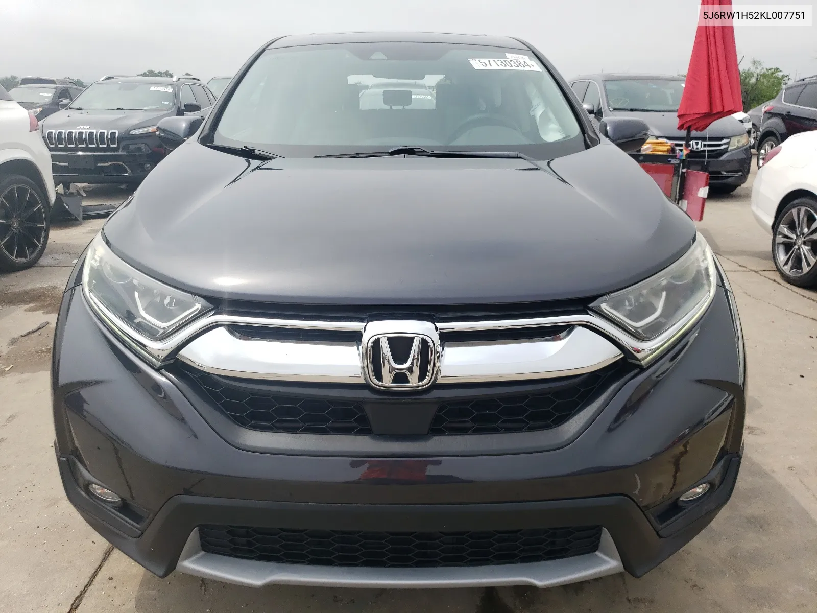 2019 Honda Cr-V Ex VIN: 5J6RW1H52KL007751 Lot: 57130384