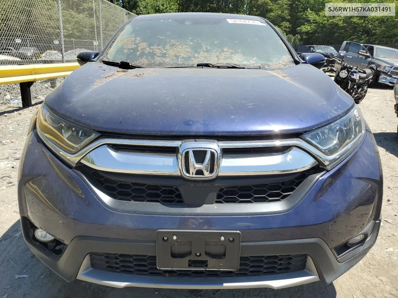 2019 Honda Cr-V Ex VIN: 5J6RW1H57KA031491 Lot: 58164754