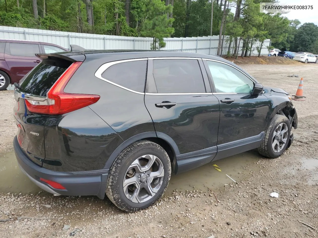 2019 Honda Cr-V Exl VIN: 7FARW2H89KE008375 Lot: 60185083